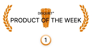 Product of the Week, Recognized by disquiet.io